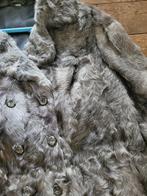 Vintage grijze bontjas, Heikant 21 Kaatsheuvel, Maat 42/44 (L), Belle Vieille Brocante, Ophalen of Verzenden