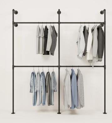kleding kast stelling staal zwart  beschikbaar voor biedingen