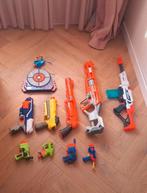Nerf Guns pistolen 10 stuks + schietschijf zgan t.w.v 240, Ophalen of Verzenden, Zo goed als nieuw