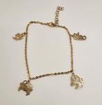 Enkelbandje met zeedieren, stainless steel, Overige materialen, Nieuw, Ophalen of Verzenden, Info@lajefa-sieraden.nl