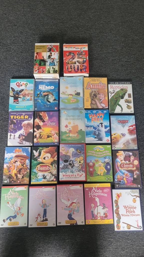 Kinder DVD Collectie - Bing, Nemo, Bambi & Meer!, Cd's en Dvd's, Dvd's | Kinderen en Jeugd, Gebruikt, Film, Dieren, Boxset, Alle leeftijden