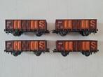 4 Roco H0 NS openbakwagons 4311B, Gebruikt, Gelijkstroom, Wagon, Ophalen of Verzenden