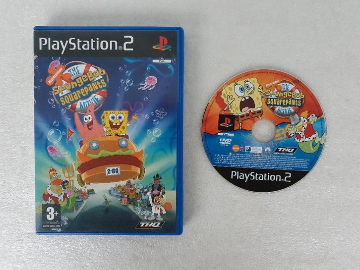 PS2: Spongebob Squarepants - The Movie, Spelcomputers en Games, Games | Sony PlayStation 2, Gebruikt, Avontuur en Actie, 1 speler