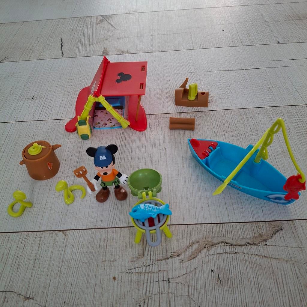 Mickey Mouse Camping Speelset, Ophalen of Verzenden, Zo goed als nieuw, Jongen of Meisje