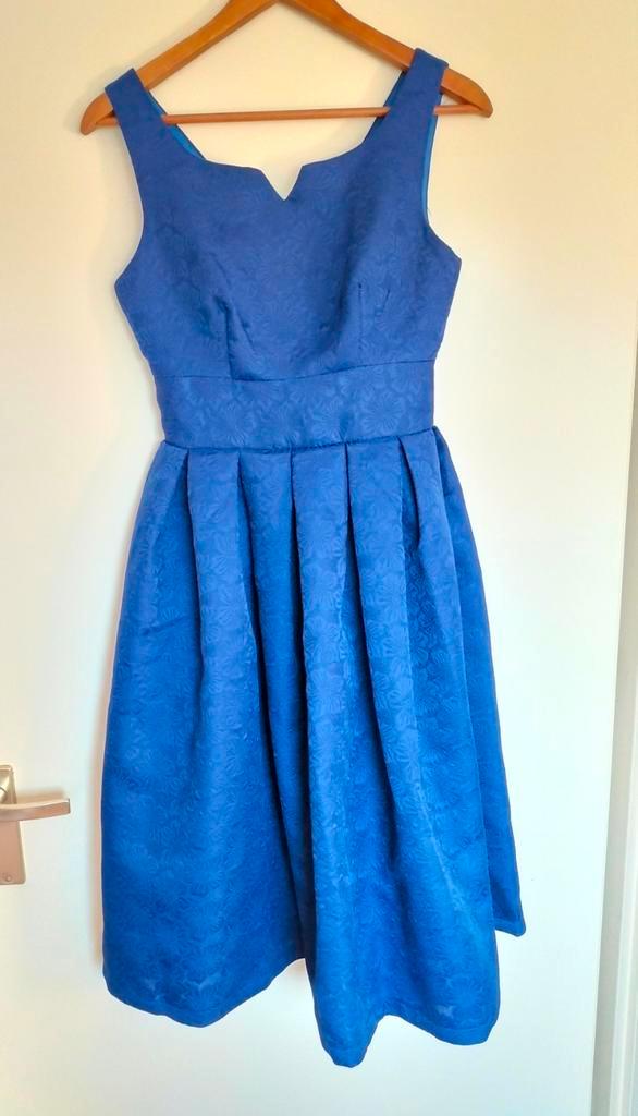 Lindy Bop cocktailjurk swing jurk Felicia blauw maat S, Kleding | Dames, Gelegenheidskleding, Zo goed als nieuw, Cocktailjurk