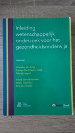 Wetenschappelijk onderzoek voor het gezondheidsonderwijs, Ophalen of Verzenden, Zo goed als nieuw, HBO
