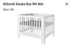Kidsmill Alaska box mat wit, Kinderen en Baby's, Boxen, Ophalen, Zo goed als nieuw, Vierkant, In hoogte verstelbaar