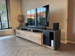 TV-Meubel met lade, Huis en Inrichting, Ophalen, 100 tot 150 cm, Eikenhout, Zo goed als nieuw