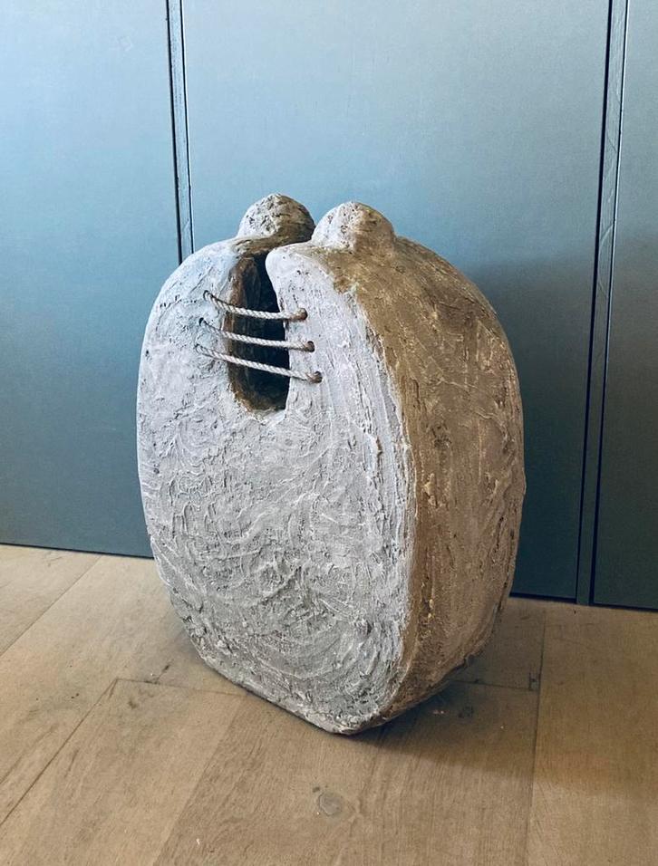 Grote sculptuur beeld abstract kunstwerk binnen buiten, Antiek en Kunst, Kunst | Beelden en Houtsnijwerken, Ophalen