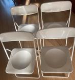 Vintage IKEA Niels Gammelgaard klapstoelen 4 stuks, Huis en Inrichting, Stoelen, Ophalen, Gebruikt, Wit, Twee