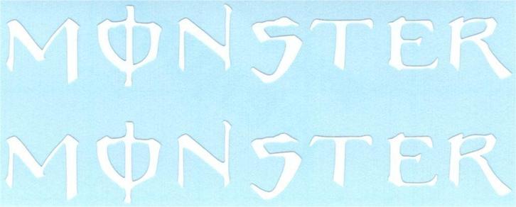 Monster Energy sticker set #12, Motoren, Accessoires | Stickers, Ophalen of Verzenden