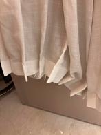 Vitrage Gordijn 258x130cm, Huis en Inrichting, Stoffering | Gordijnen en Lamellen, Ophalen, 100 tot 150 cm, 200 cm of meer, Wit