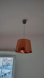 Koperkleurige hanglampen 2 x, Huis en Inrichting, Ophalen of Verzenden, Kunststof, Minder dan 50 cm