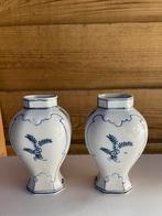Delfts Blauw vaas Set van 2, Antiek en Kunst, Ophalen