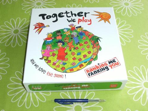 Ranking me Ranking you - Together we play, Hobby en Vrije tijd, Gezelschapsspellen | Bordspellen, Zo goed als nieuw, Een of twee spelers