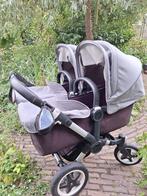 Bugaboo donkey duo tweeling wandelwagen + accessoires, Ophalen, Gebruikt, Bugaboo, Met reiswieg