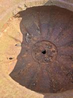 Oude XL gietijzeren tuinvaas met oren, Ophalen, Heikant 21 Kaatsheuvel, Gebruikt, Belle Vieille Brocante