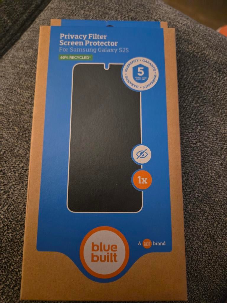 Screenprotector privacy filter Samsung Galaxy S25, Ophalen of Verzenden, Nieuw