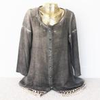 Prachtige Vintage Transfer Tuniek (M) - 64 € 30,-, Kleding | Dames, Maat 38/40 (M), Ophalen of Verzenden, Zo goed als nieuw, Grijs