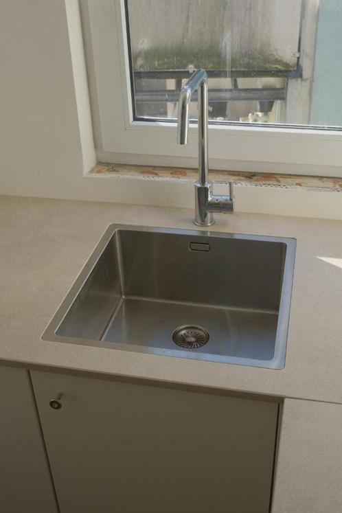 Lanesto RVS spoelbak (40x40 cm), Huis en Inrichting, Keuken | Keukenelementen, Zo goed als nieuw, Minder dan 100 cm, Minder dan 50 cm