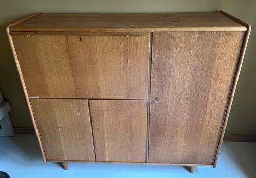 PASTOE / vintage buffetkast – secretaire CB01 /, Huis en Inrichting, Kasten | Secretaires, Gebruikt, Ophalen