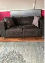 Antracietkleurige tweezitsbank in goede staat, Huis en Inrichting, Banken | Bankstellen, Ophalen, Gebruikt, 150 tot 200 cm, Tweepersoons