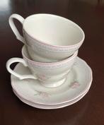 Cambridge schotels met kopjes, Ophalen of Verzenden, Gebruikt, Porselein, Kop en/of schotel