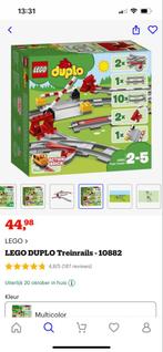 Lego Duplo Treinrails 10882 - Uitbreiding, Kinderen en Baby's, Speelgoed | Duplo en Lego, Ophalen of Verzenden, Gebruikt, Complete set
