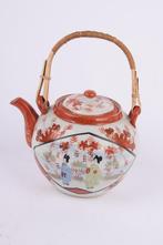 Theepot - Porselein - Japans Kutani theepot, Antiek en Kunst, Ophalen of Verzenden