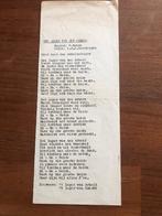 N.S.B. Ned. Arbeidsdienst, Lied: Het Leger van den Arbeid, J.A. van Kersbergen, Verzenden, Overige onderwerpen, Tweede Wereldoorlog