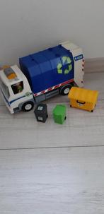 Playmobil vuilniswagen met zwaailicht 4129, Ophalen of Verzenden, Zo goed als nieuw