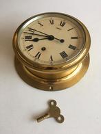 Antieke Engelse scheepsklok (werkend), design: Elliot London, Ophalen