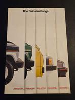 Brochure Daihatsu modellen UK, Ophalen of Verzenden, Zo goed als nieuw, Overige merken
