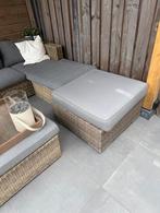 Hocker/ voetenbank voor in de tuin, Ophalen, Zo goed als nieuw, Wicker