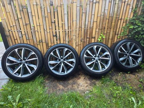 Originele Audi 21 inch velgen + Continental banden | 5x112, Auto-onderdelen, Banden en Velgen, Banden en Velgen, Zomerbanden, 21 inch