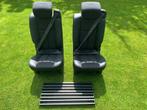 2 Stoelen met gordel op losse rails voor Camper,Bus,Oldtimer, Auto-onderdelen, Ophalen, Gebruikt, Triumph