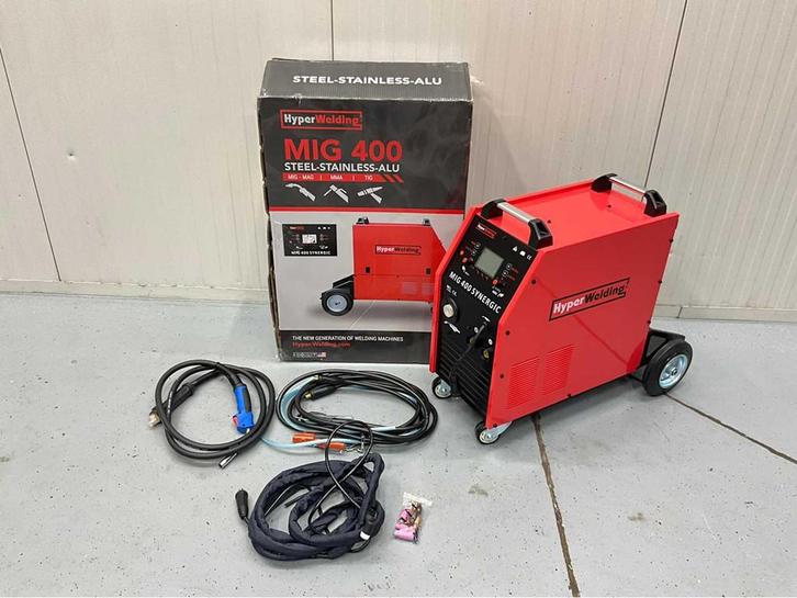 Hyper Welding - MIG 400 Synergic lasmachine MIG - MAG - MMA, Zakelijke goederen, Overige Zakelijke goederen