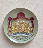 Uniek! wandbord geboorte Juliana in 1909 + Wilhelmina glazen, Verzamelen, Koninklijk Huis en Royalty, Ophalen of Verzenden, Gebruikt