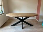 Eettafel Avalon IV Ovaal 180 Mangohout, Huis en Inrichting, Tafels | Eettafels, Ophalen, 50 tot 100 cm, Zo goed als nieuw, 150 tot 200 cm