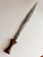 Boa Angba kort Oorlogs zwaard Coll. Antropoloog 1890 CONGO, Ophalen of Verzenden