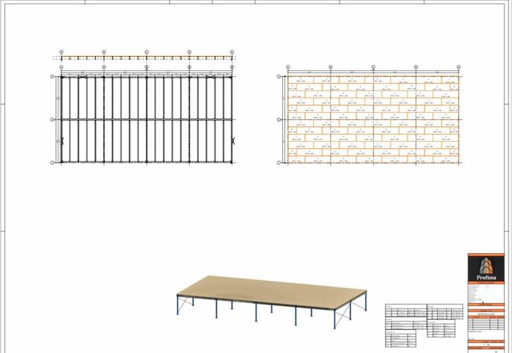 Nieuwe entresolvloer 10x20 200m2, Zakelijke goederen, Kantoor en Winkelinrichting | Magazijn, Stelling en Opslag, Ophalen