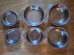 Metalen serveerschalen, Huis en Inrichting, Keuken | Servies, Ophalen of Verzenden, Gebruikt, Overige materialen, Schaal of Schalen
