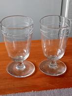 2 STUKS ANTIEKE LIKEUR GLAASJES, Verzamelen, Glas en Borrelglaasjes, Ophalen, Zo goed als nieuw, Borrel- of Shotglas