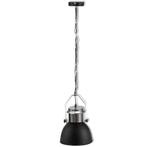 2x Hanglamp zwart industrielamp fabriekslamp GRATIS BEZORGD!, Nieuw, Metaal, 50 tot 75 cm, Verzenden