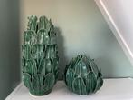 Groene keramische vazen  J-Line, Ophalen, Overige materialen, Zo goed als nieuw, Minder dan 50 cm