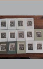 ETSEN ANTIEK  14 ST. v. JAN LUIKEN/ LUYKEN 18 e EEUW ;  95,-, Verzenden