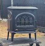 Houtkachel Jotul F3TD Blueblack geëmailleerd, Ophalen, Houtkachel, Zo goed als nieuw, Vrijstaand