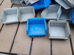 Magazijn bakjes, ruim 60 stuks, Doe-het-zelf en Verbouw, Kratten en Dozen, Gebruikt, Overige typen, Minder dan 35 cm, Minder dan 50 cm