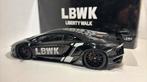 Lamborghini Aventador LBWK black Autoart 1.18, Hobby en Vrije tijd, Modelauto's | 1:18, Autoart, ., Ophalen of Verzenden, Zo goed als nieuw
