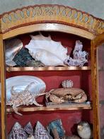 Oud antiek staphorst neutenboom vitrinekast pronkkast, Ophalen of Verzenden